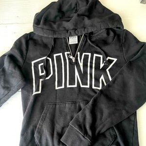 VS pink half-zip